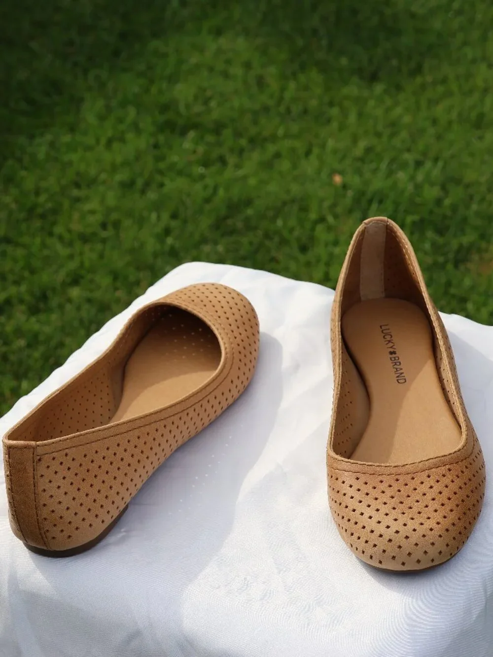 Lucky Brand Leather Ballet Flat